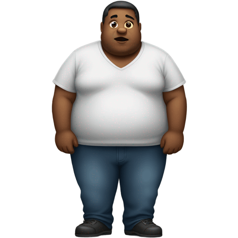 fat huge fat person emoji