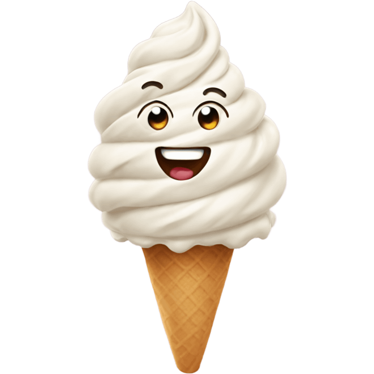 Ice cream emoji