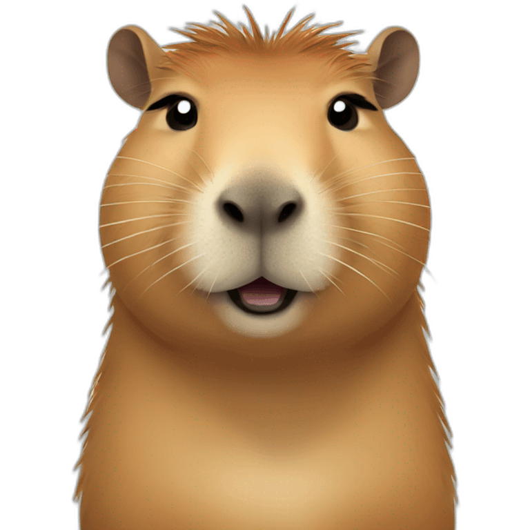 Capybara hot weather  emoji