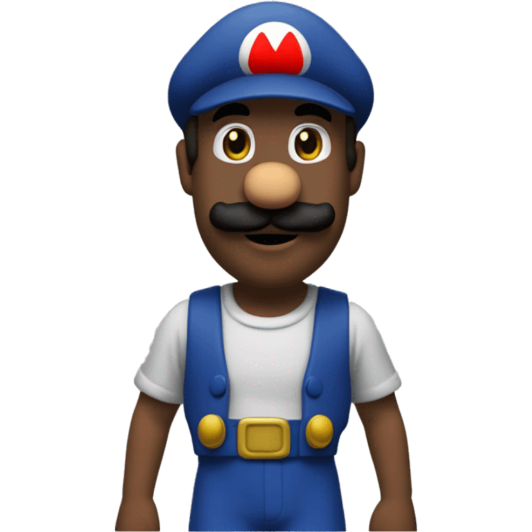 Mario qui dit « j’aime pas Brenan »  emoji