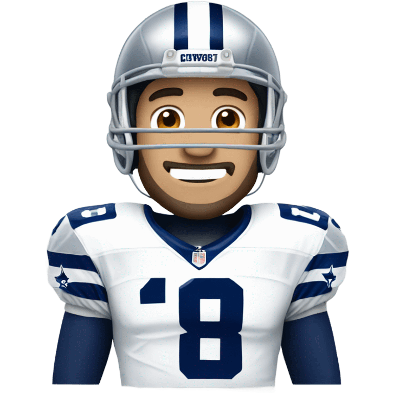 tony romo in dallas cowboys uniform  emoji