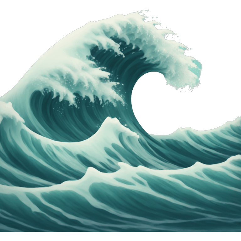 Wave emoji