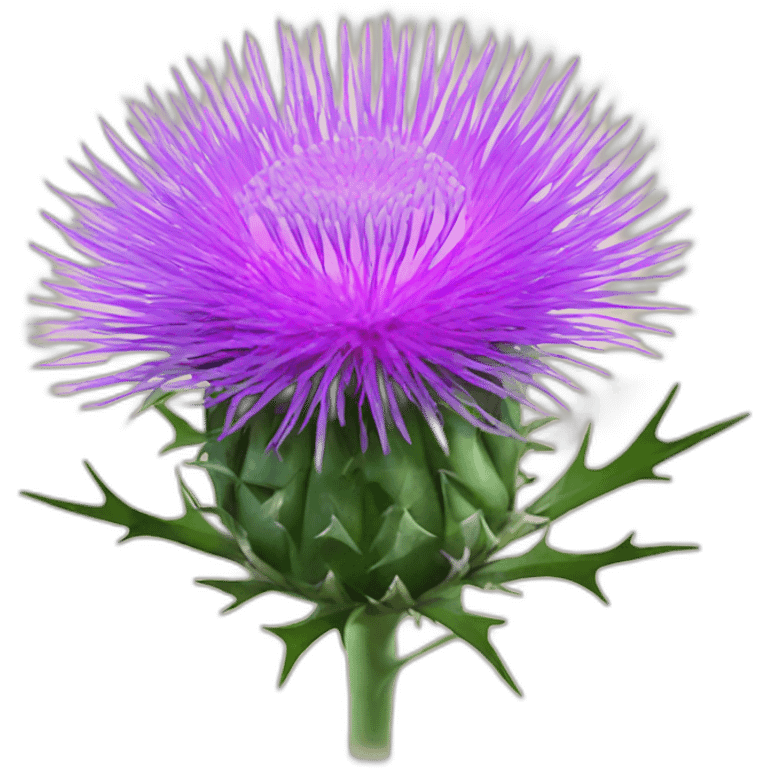 Milk thistle emoji