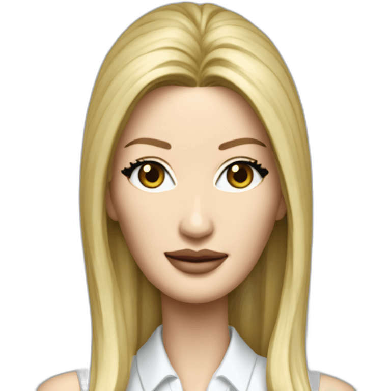 Hyper-realistic slimy ivanka trump tall figurine emoji