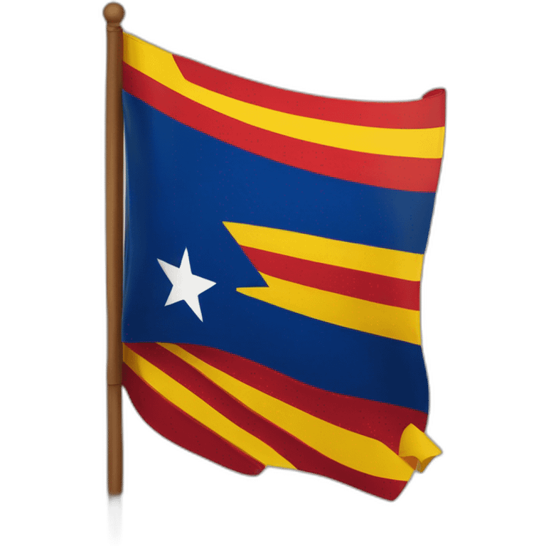 bandera independentista catalana emoji