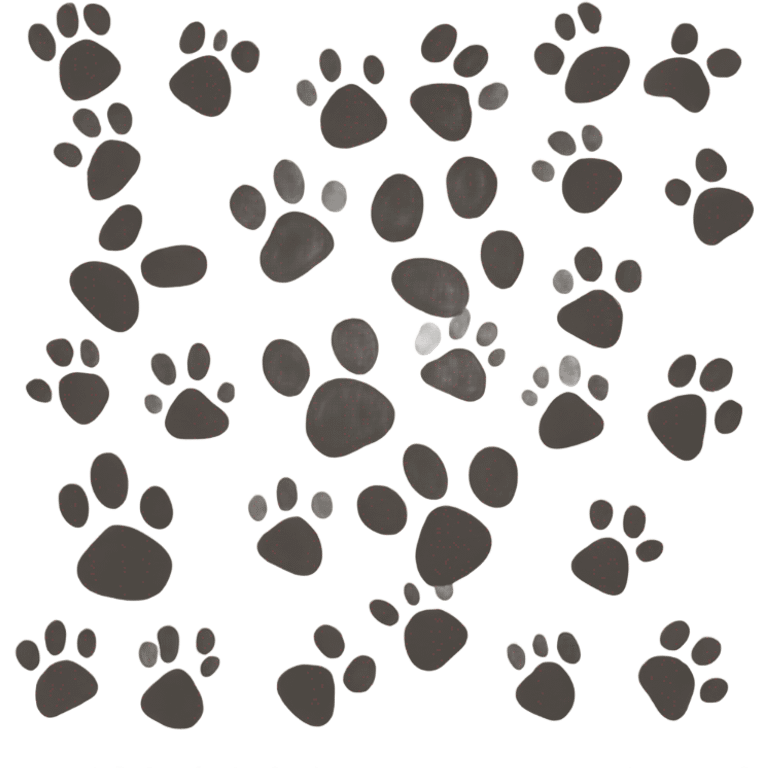 Paw prints new champion  emoji