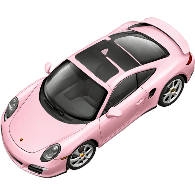 Light pink Porsche  emoji