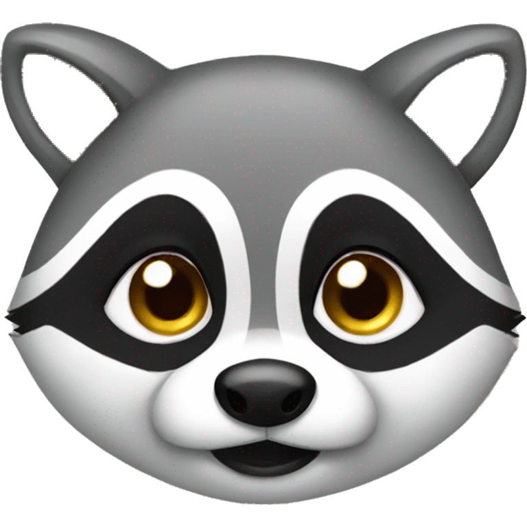 cute raccoon  emoji