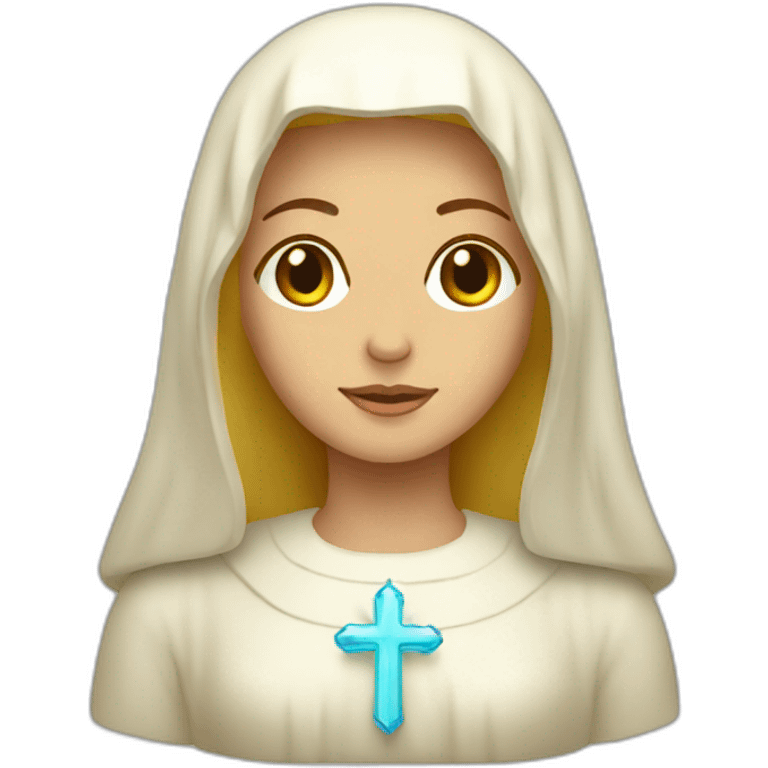 blessed Virgin Mary emoji