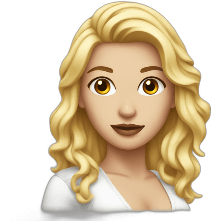 sexy white woman emoji