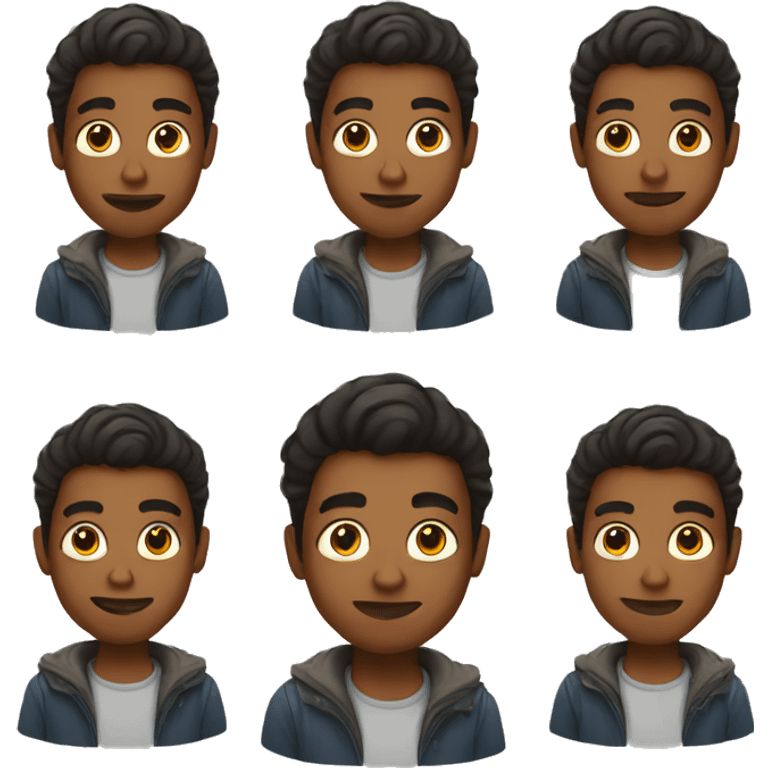 brown boy  emoji