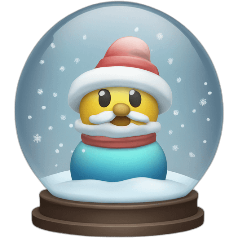 toon snow globe 3d emoji