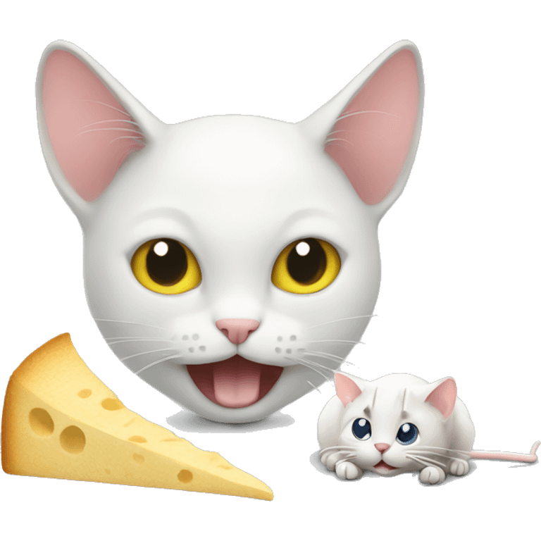 cat eat mouse  emoji