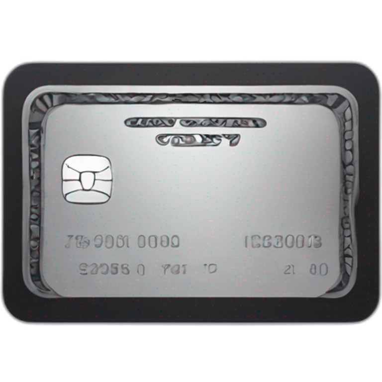 Black amex card emoji