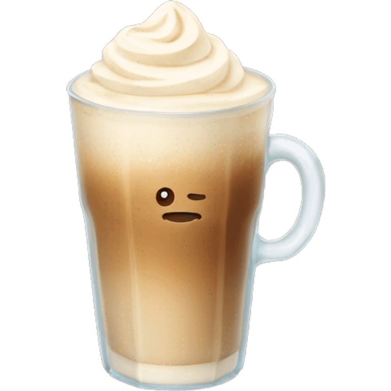 Ice latte  emoji