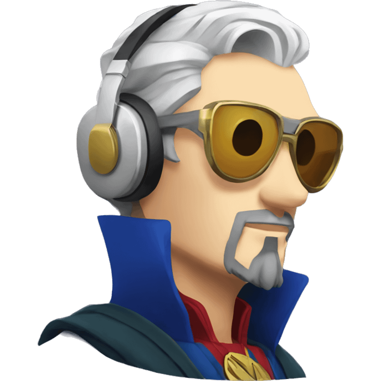 doctor strange listening to music emoji