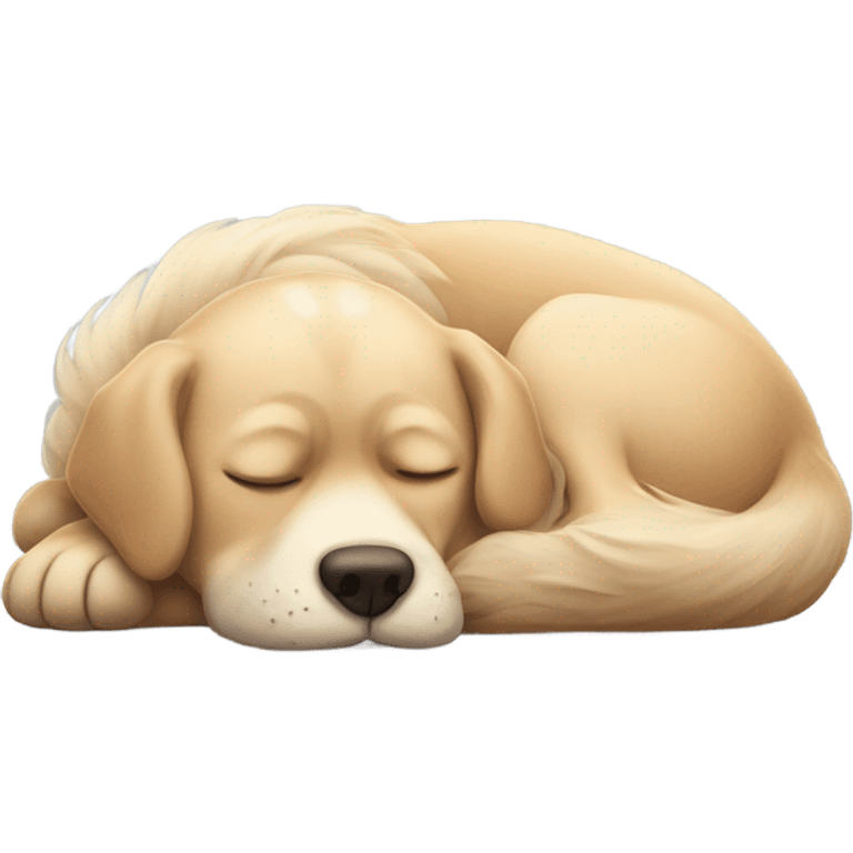 Dog asleep  emoji