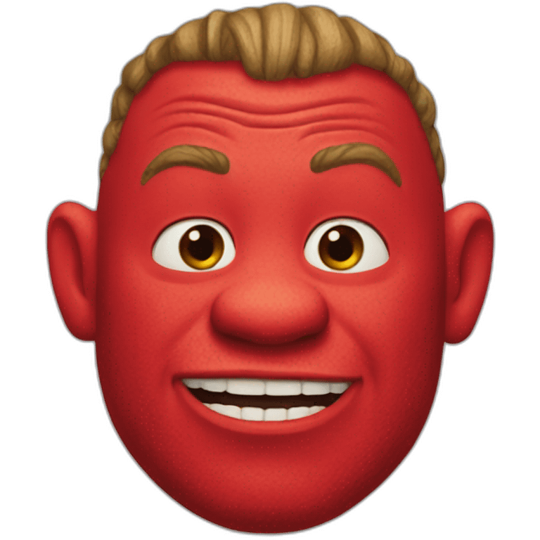 red-shrek emoji