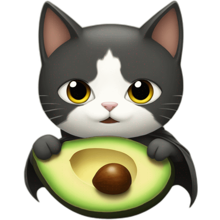 avocado batman cat emoji