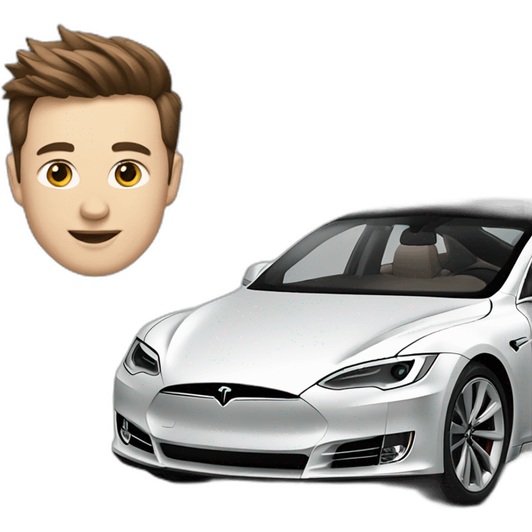 tesla model s emoji