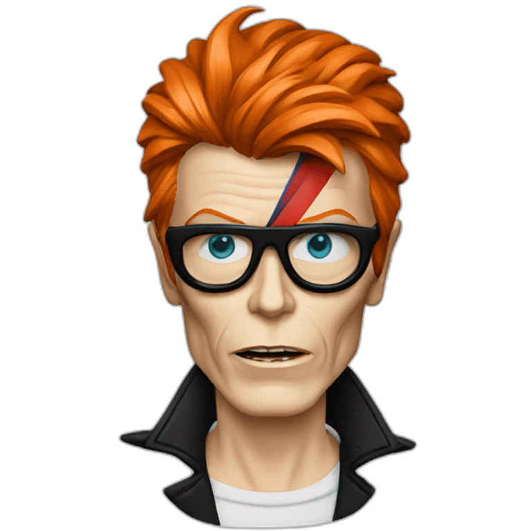 Hallowen jack david bowie emoji