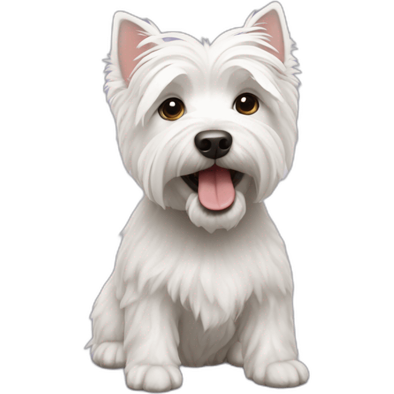 Westie dog emoji