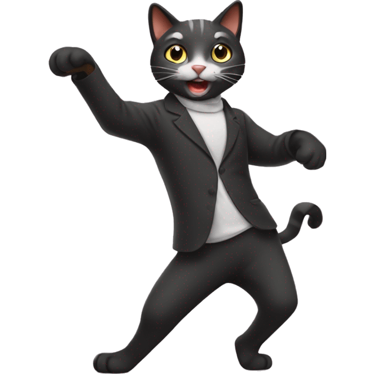 Dancing cat emoji