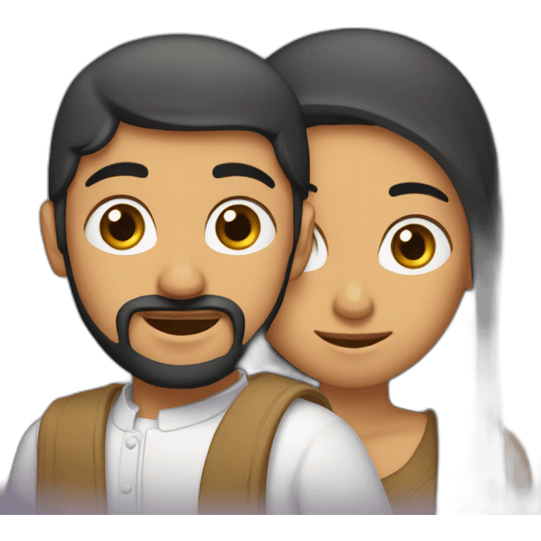 deux arabe a côté emoji