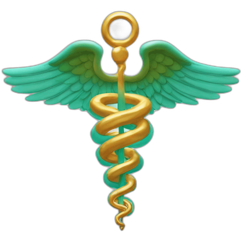 The Hermes caduceus emoji