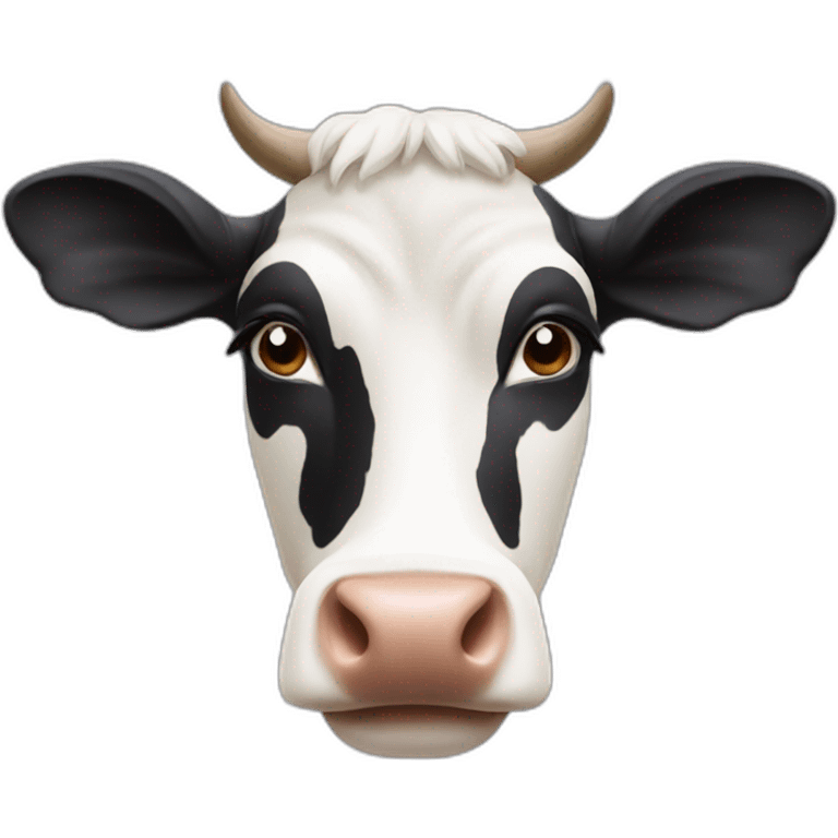 jersey cow face emoji