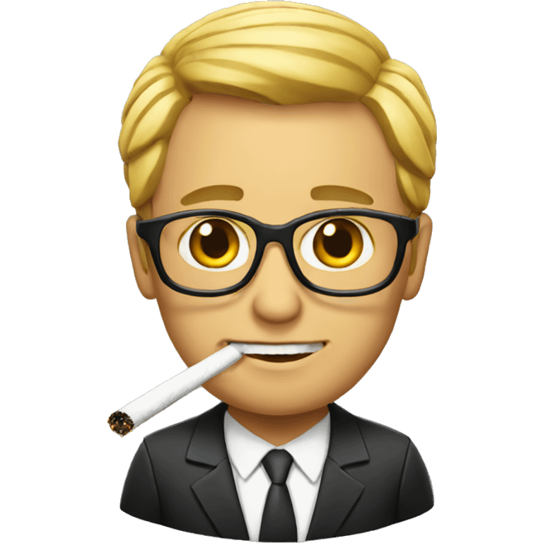 lawyer with a cigarette emoji