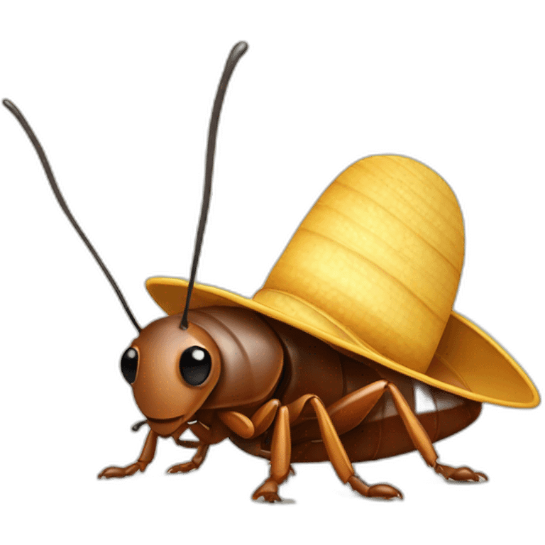 cockroach with sombrero emoji