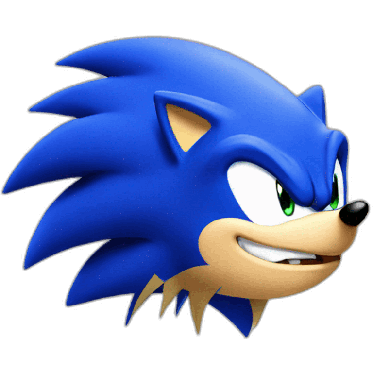 Sonic thé hedgehog emoji