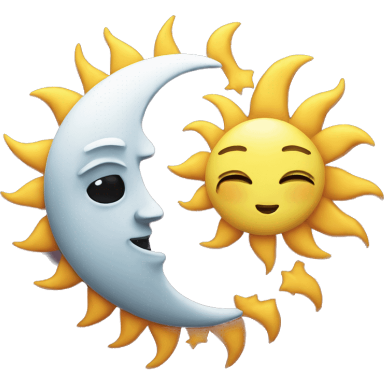 sun and moon emoji