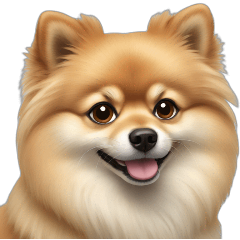 realistic pomeranian emoji