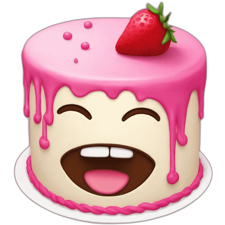 Funny Cake emoji