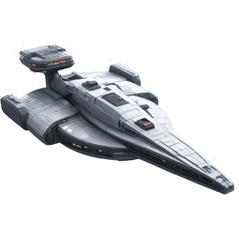 Battlestar Galactica starship cruiser emoji