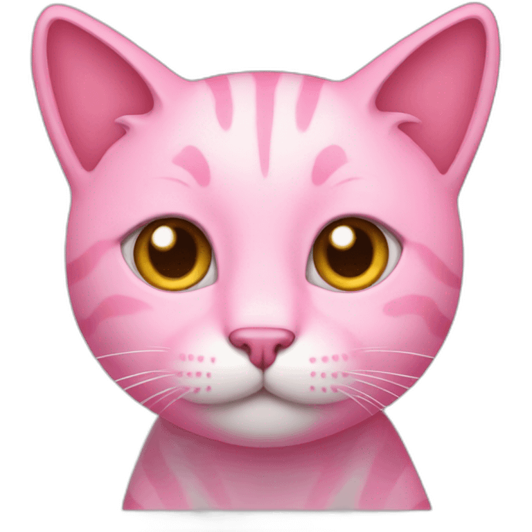 Pink-cat emoji