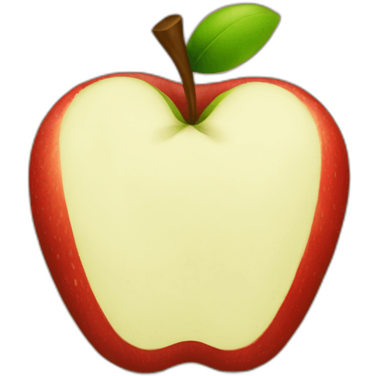 Square apple emoji