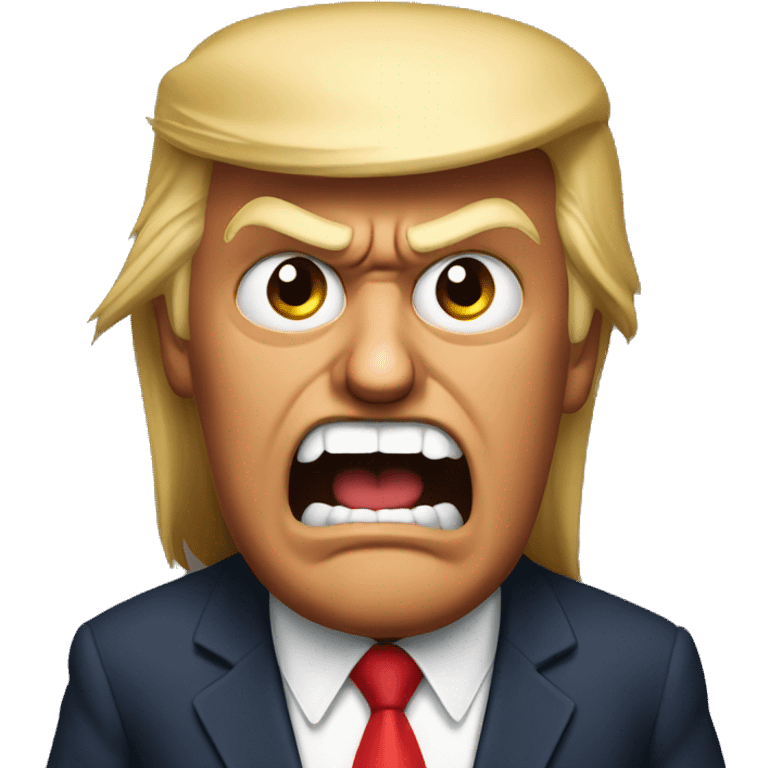 Angry Donald trump  emoji