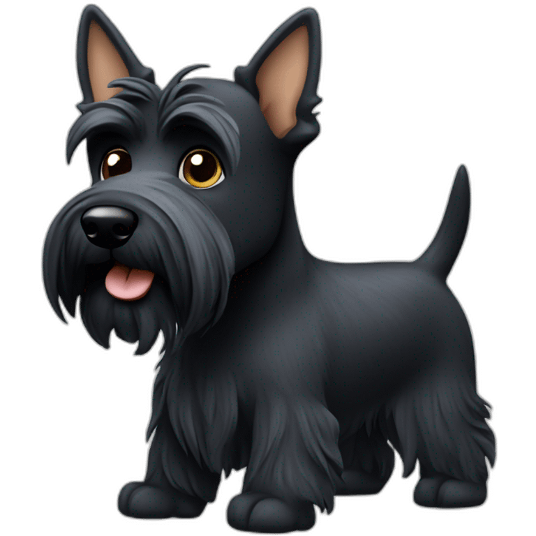 scottish-terrier-dog-walking emoji