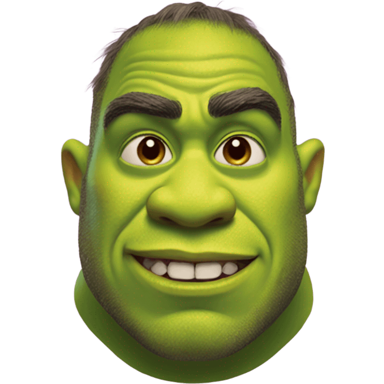 Shrek with makeup on emoji