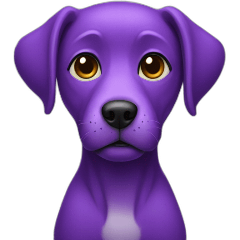 purple humanoid dog emoji