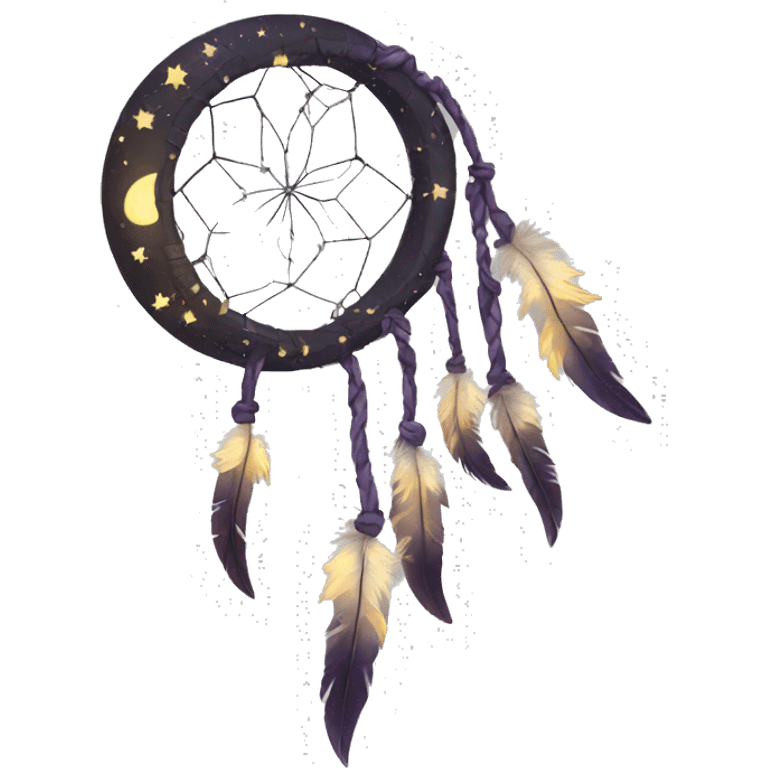 crescent-stars-dreamcatcher emoji