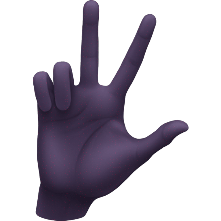 Unlimited Void Domain Expansion Handsign emoji