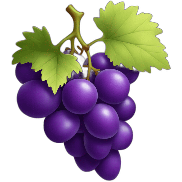 Purple grape emoji