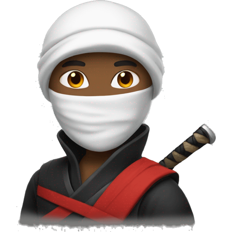 White ninja  emoji