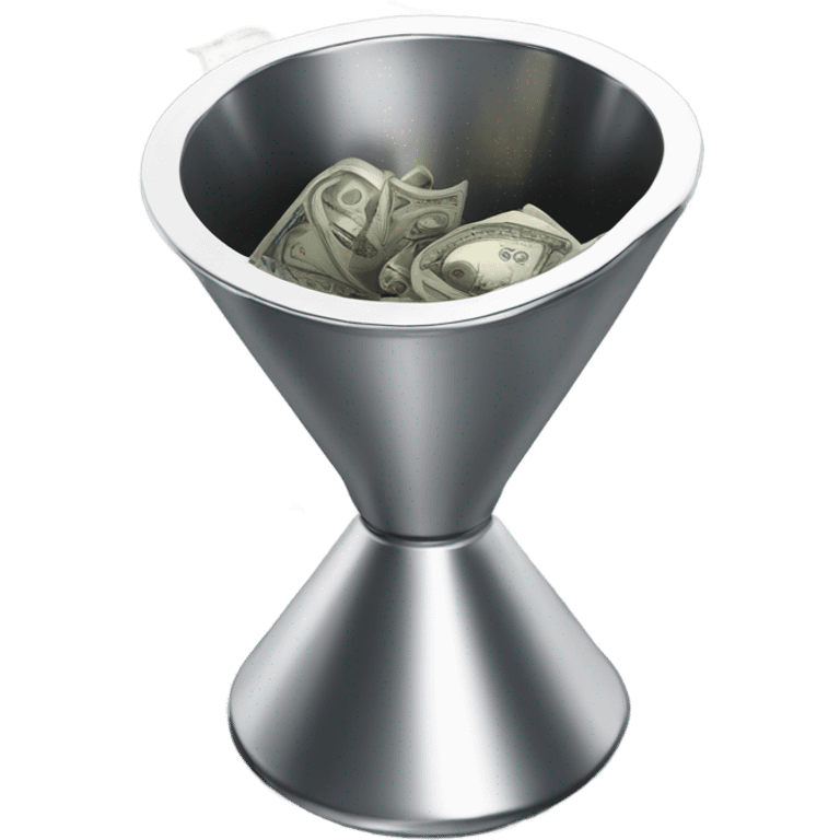 Sales funnel money emoji