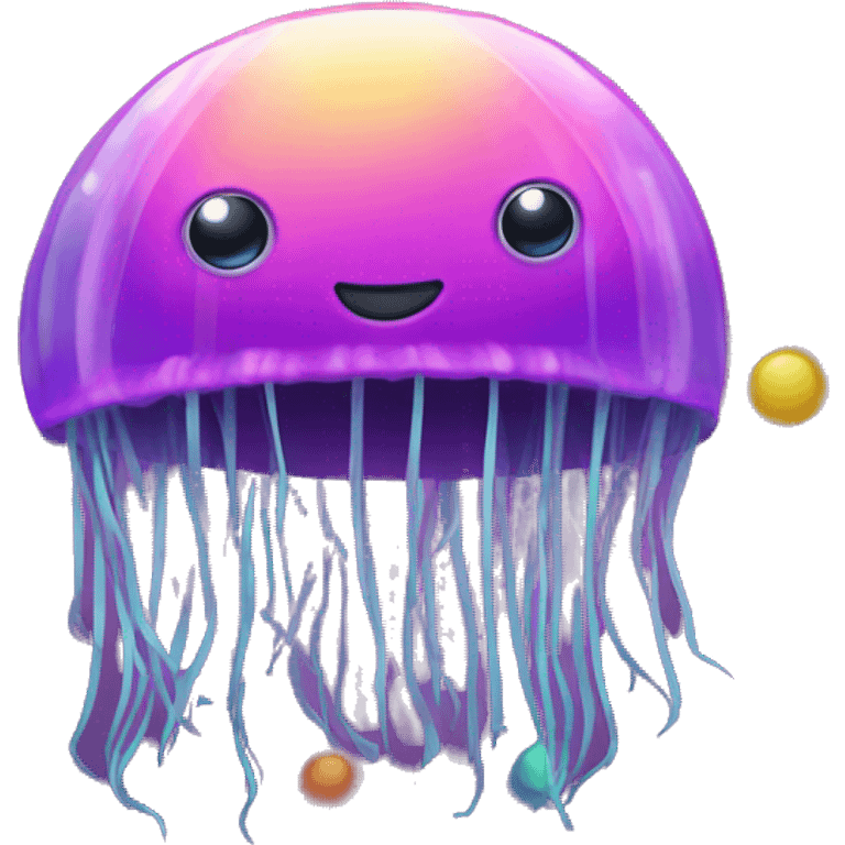 Jellyfish disco ball  emoji