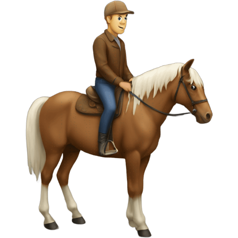 Alley on a horse emoji